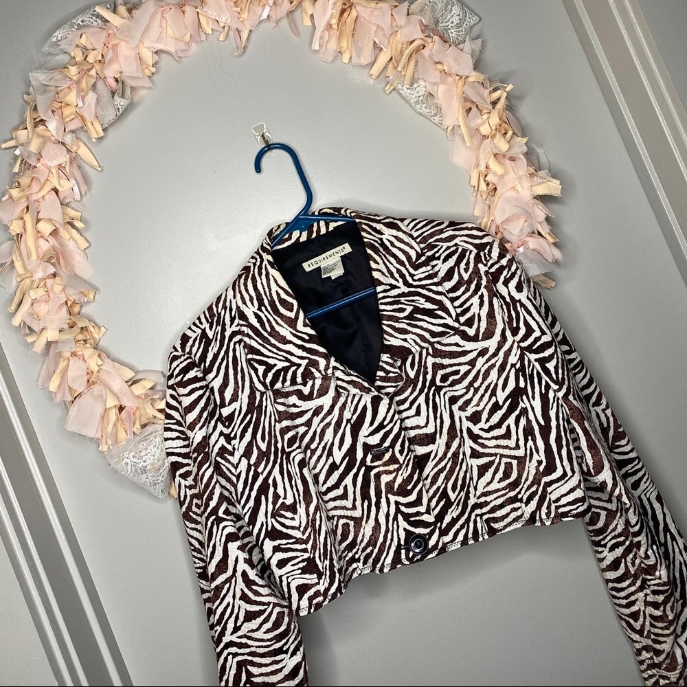 Customize Zebra blazer